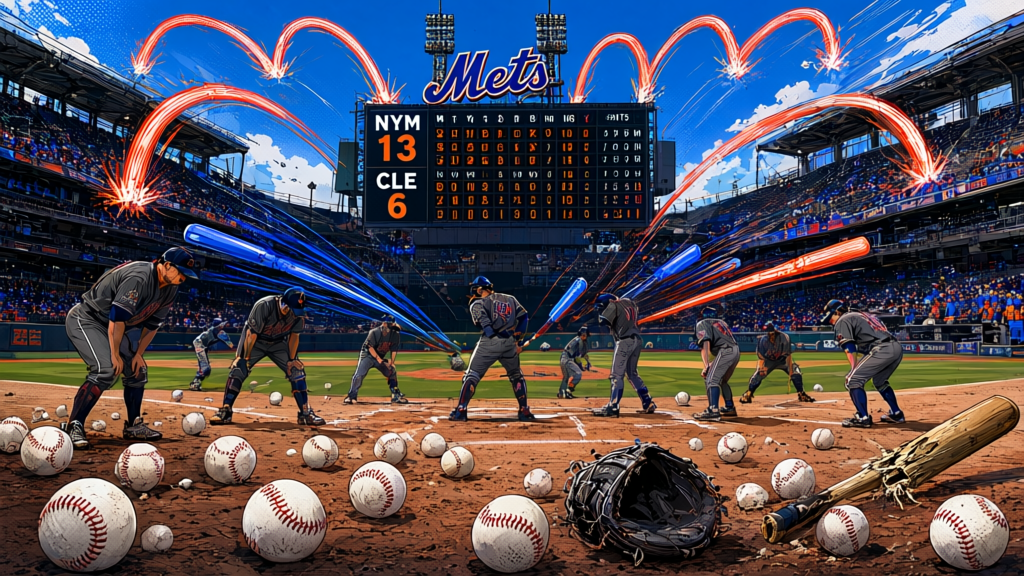 Mets’ 13-6 Finale Exposed Cleveland’s Pitching Breakdown