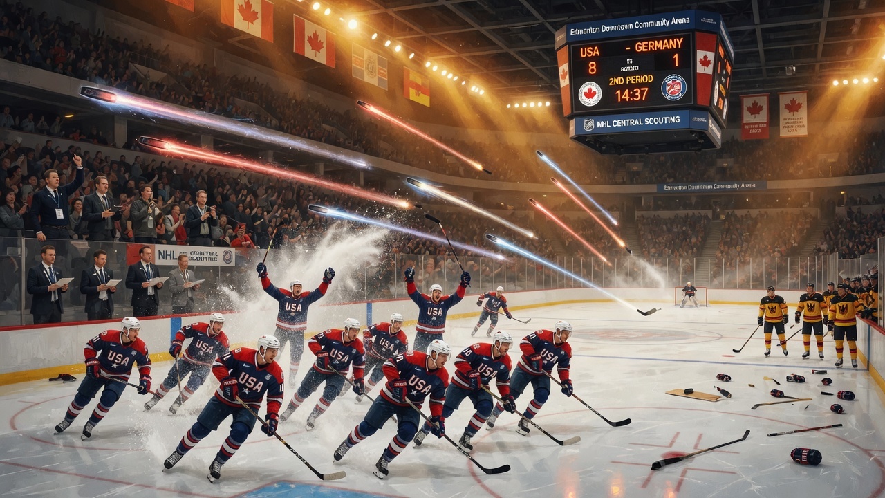 Eight USA Scorers Turn Hlinka Rout Into a 2027 Draft Debate