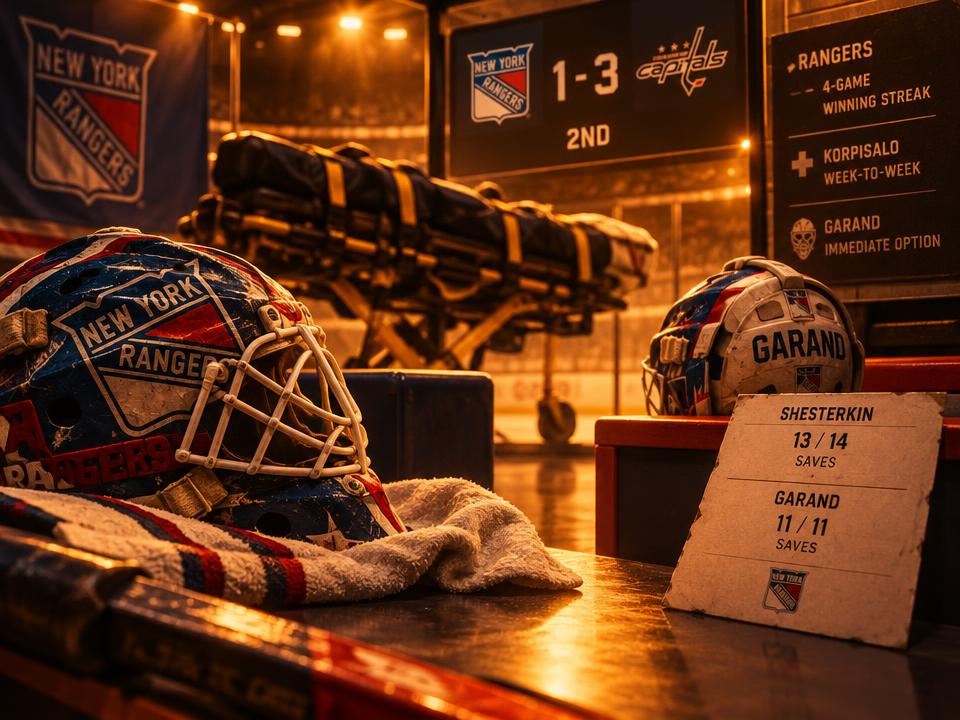 Shesterkin’s Injury Leaves Rangers Facing a Crucial Goalie Question