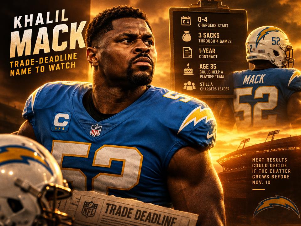 Could Khalil Mack Become a Deadline Rental if Chargers Keep Losing?