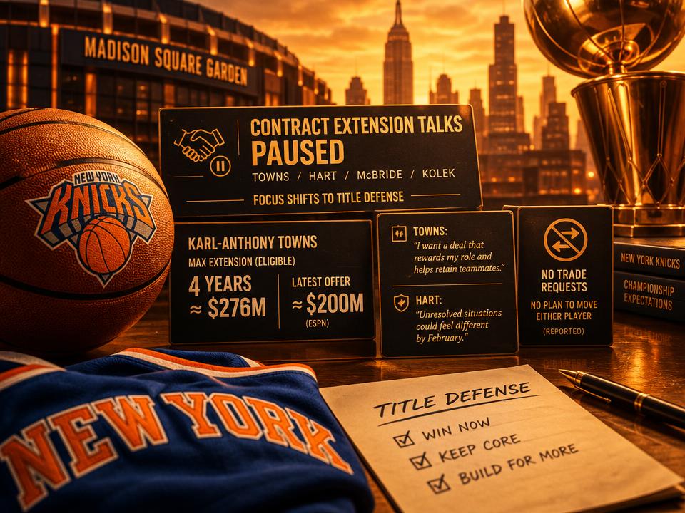 Knicks Pause Towns Talks—Could February Bring a Tougher Call?