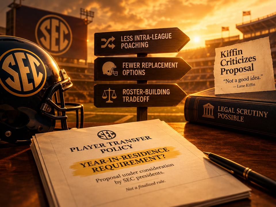 SEC’s Intra-League Transfer Rule Could Force a Portal Detour?