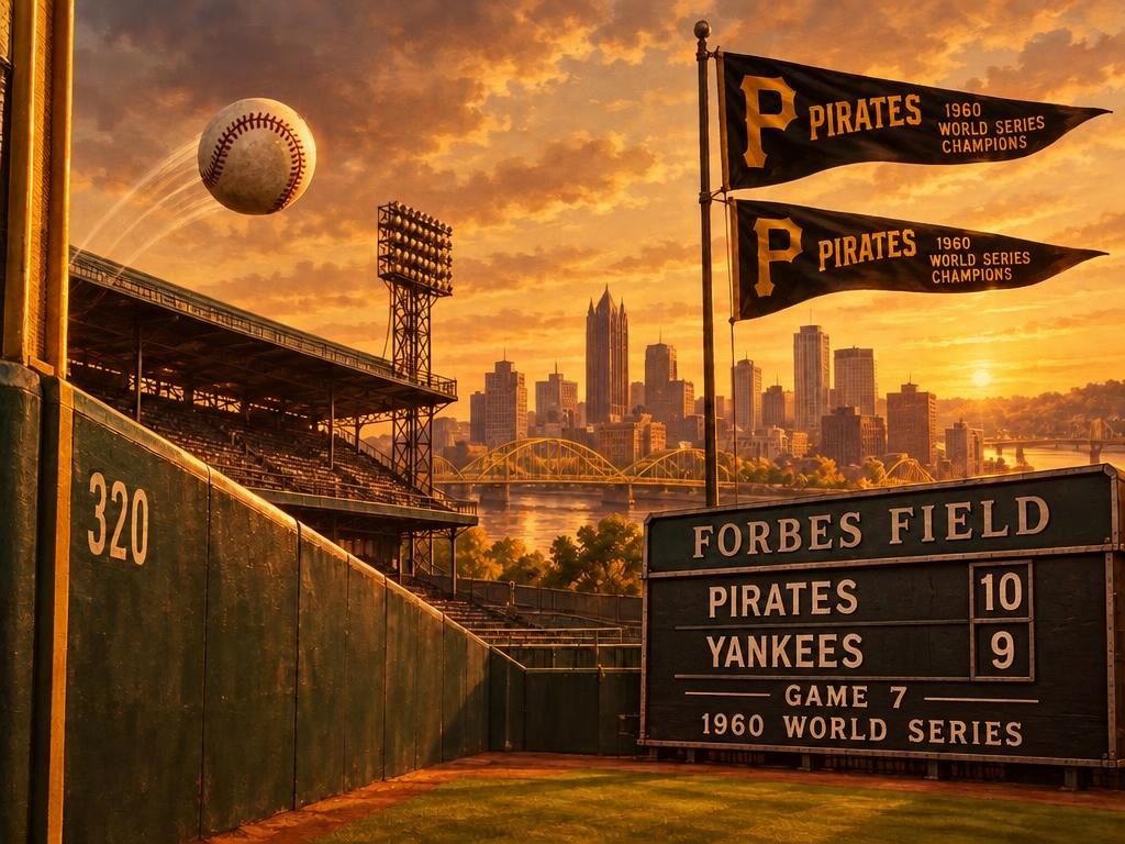 Bill Mazeroski Wins the World Series With a Walk-Off Homer
