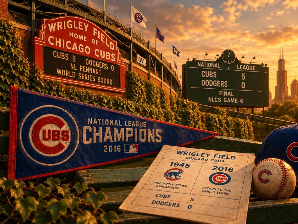 Cubs Win Their First Pennant in 71 Years