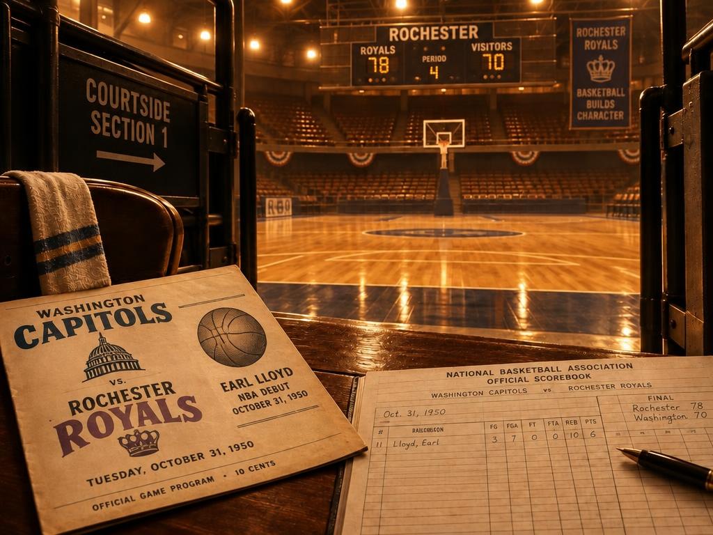 Earl Lloyd Breaks the NBA's Color Barrier