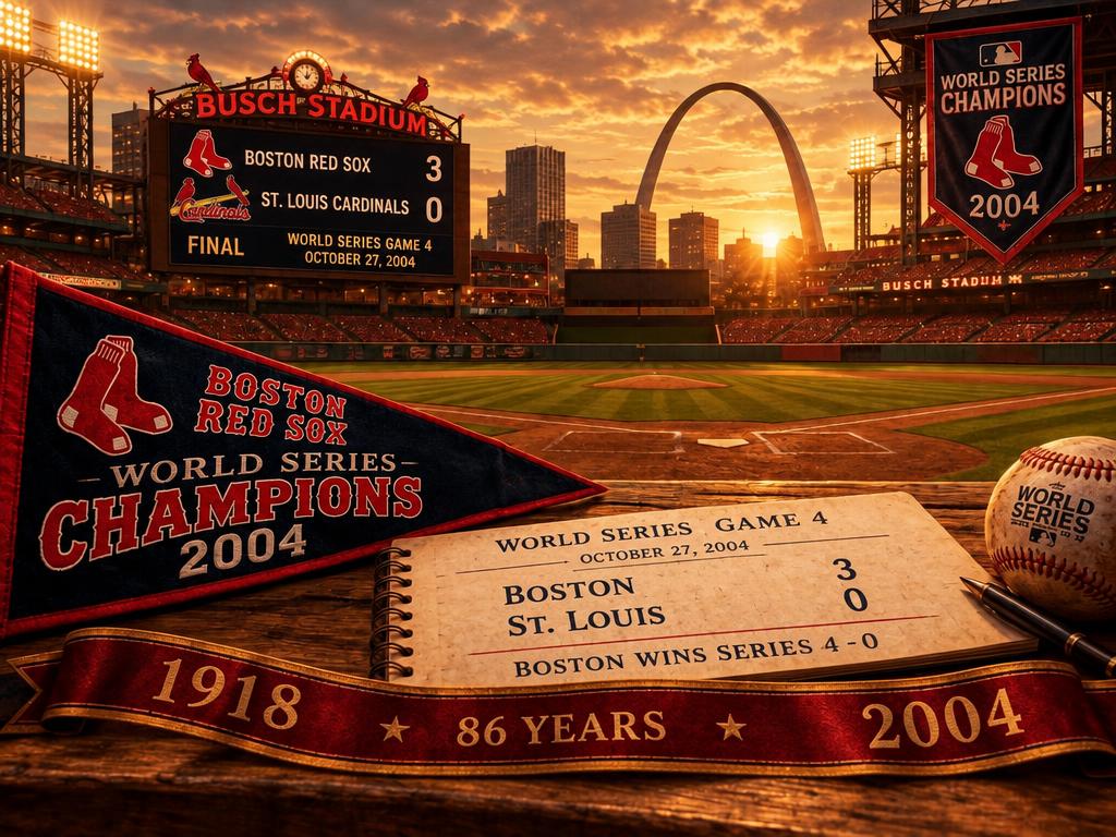 Red Sox End an 86-Year World Series Wait